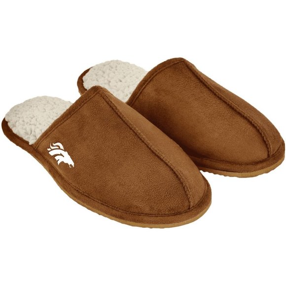 NWT NFL Mens Denver Broncos Slide Slippers High En - Picture 1 of 2